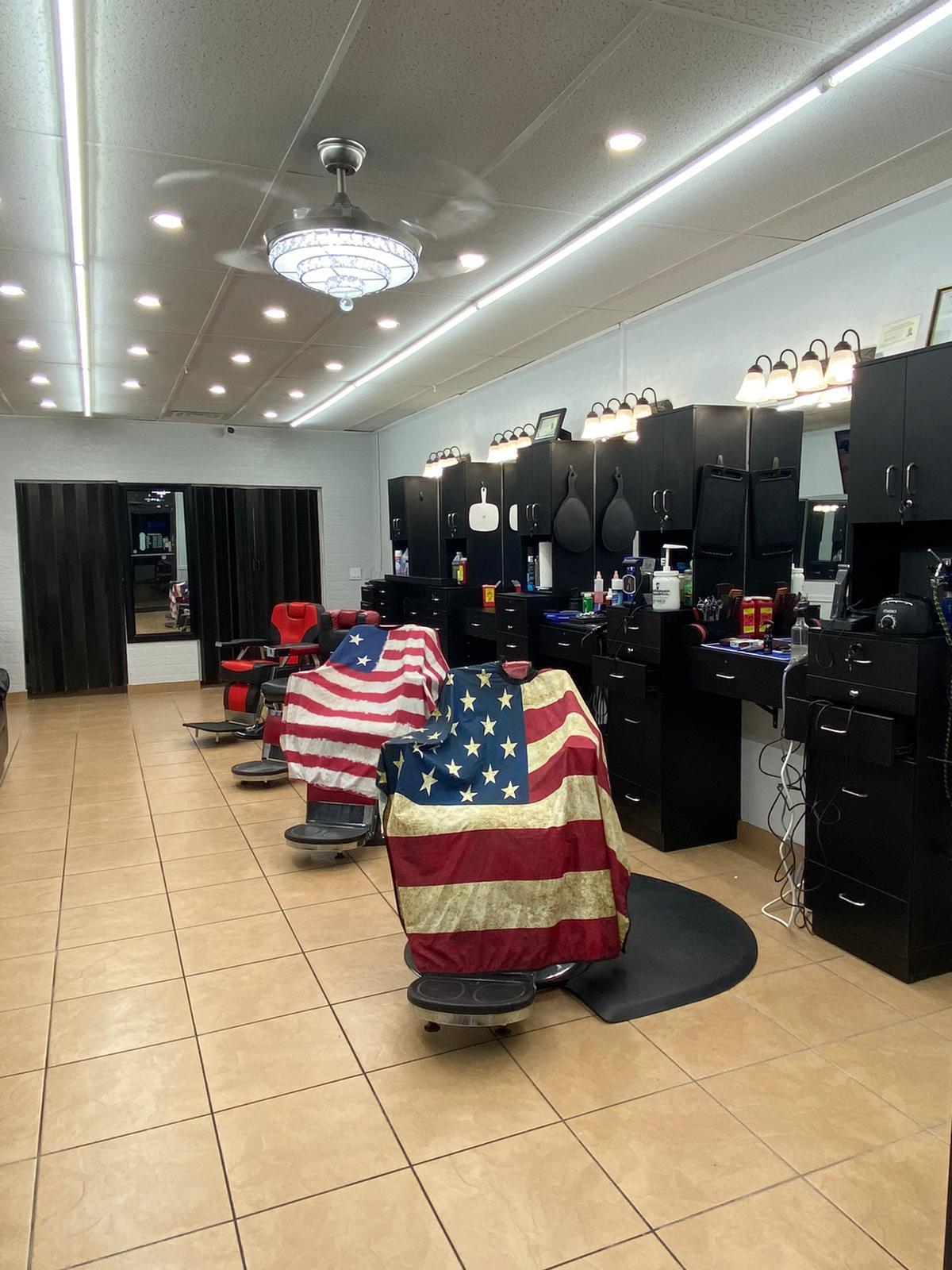 Inside Luxury Barber Shop
